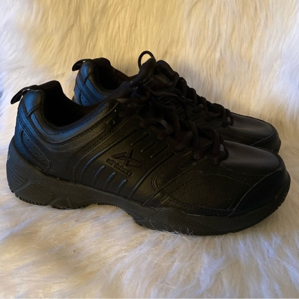Athletech Mens‎ Shoes Size 10.5 Black Lace Up Sneakers